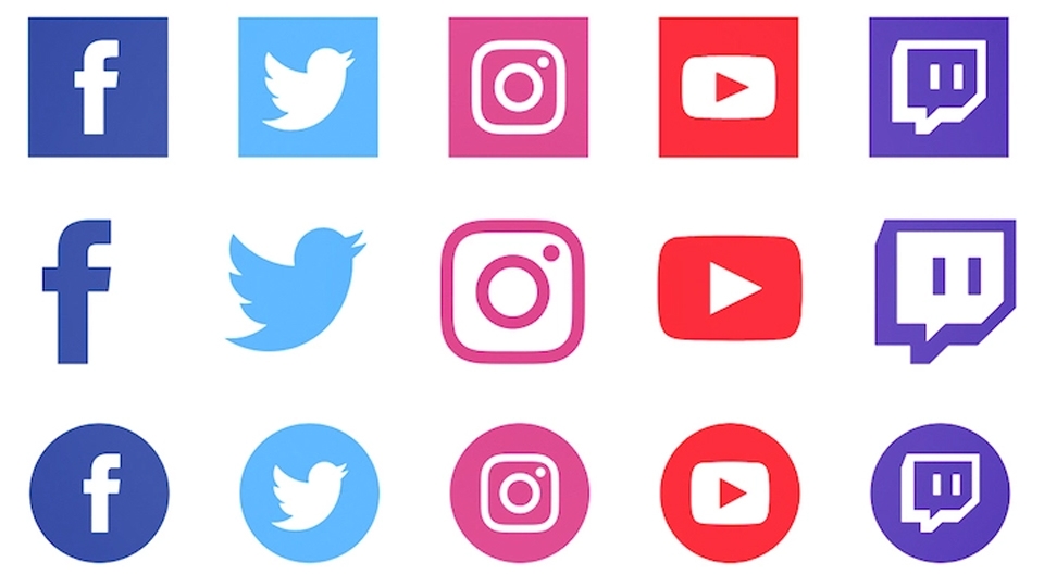 Tích hợp social icon phù hợp trên footer.