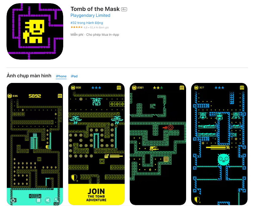 Tomb of the Mask là game gì? Cách tải Tomb of the Mask trên Android, iOS và PC 5
