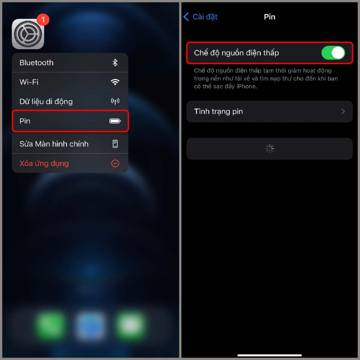 dung lượng tối đa pin iPhone tụt nhanh 7