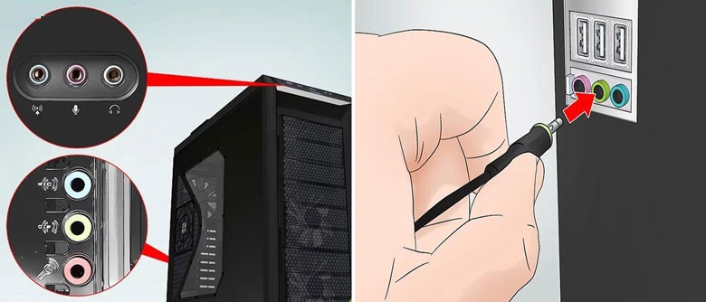 cách kết nối tai nghe với máy tính 3