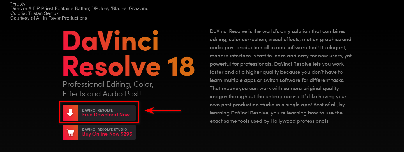 DaVinci Resolve 2