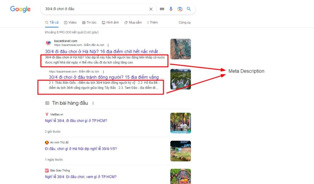 Thẻ meta description là gì? Cách viết meta description chuẩn SEO như thế nào? 2