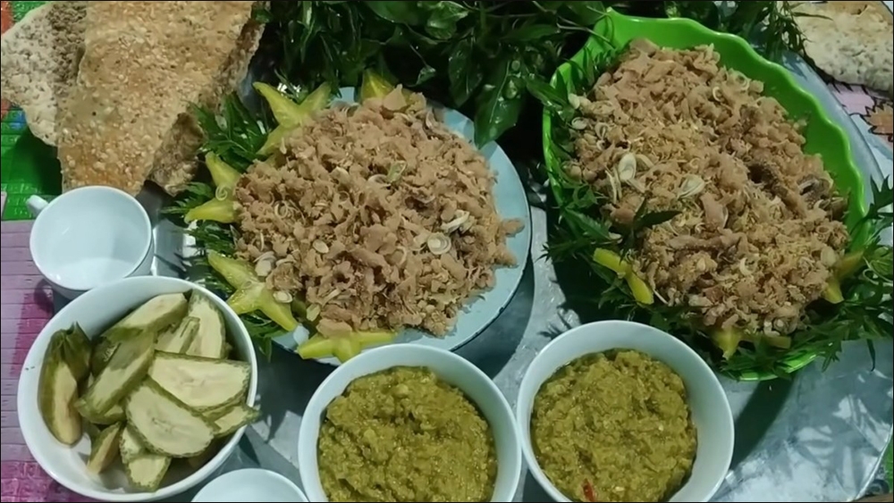 Thành phẩm món gỏi cá mè