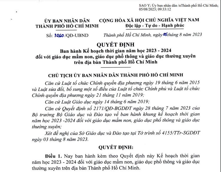 Lịch nghỉ tết 2024 của học sinh (2)