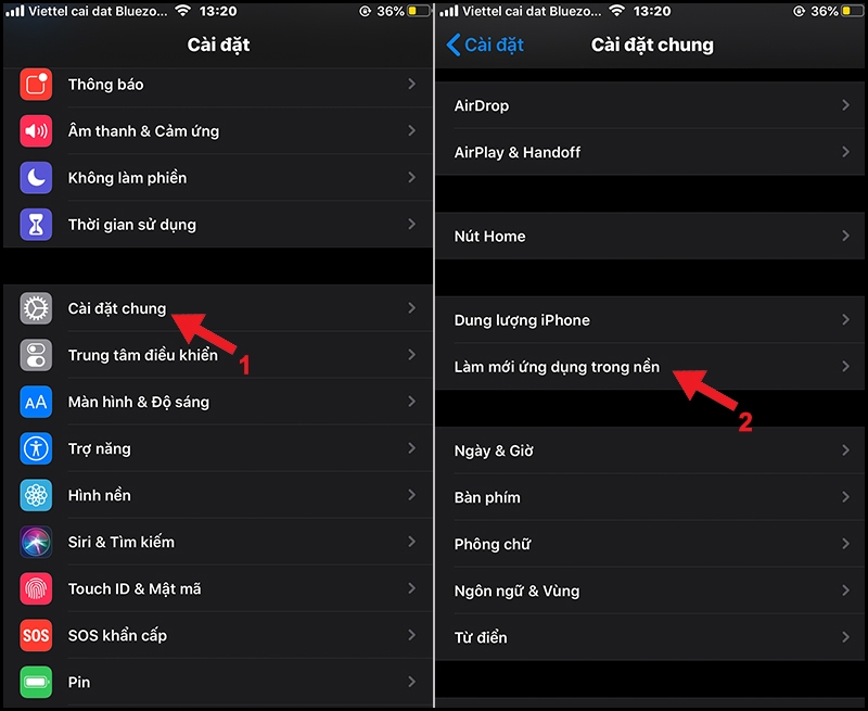 Tắt ứng dụng chạy ngầm iPhone 5