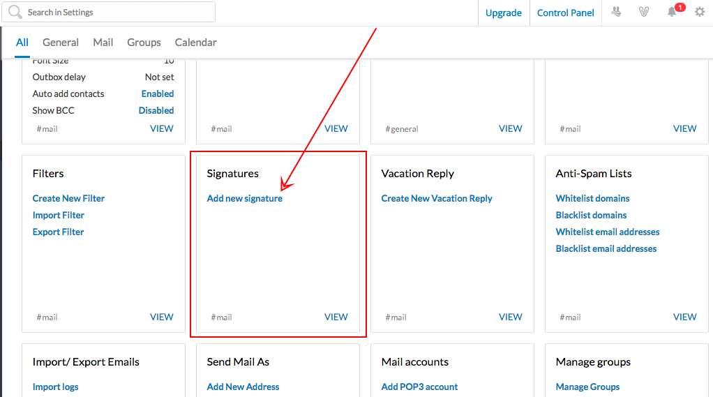 Zoho Mail - hình 14