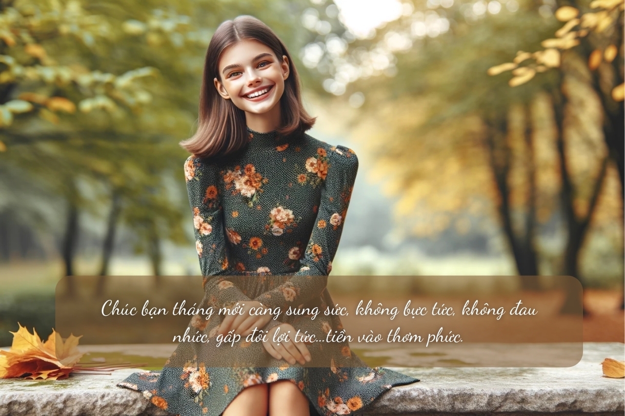 Stt chào tháng mới may mắn 1