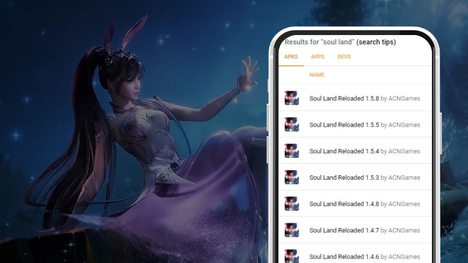 Tìm kiếm tựa game 'Soul Land'