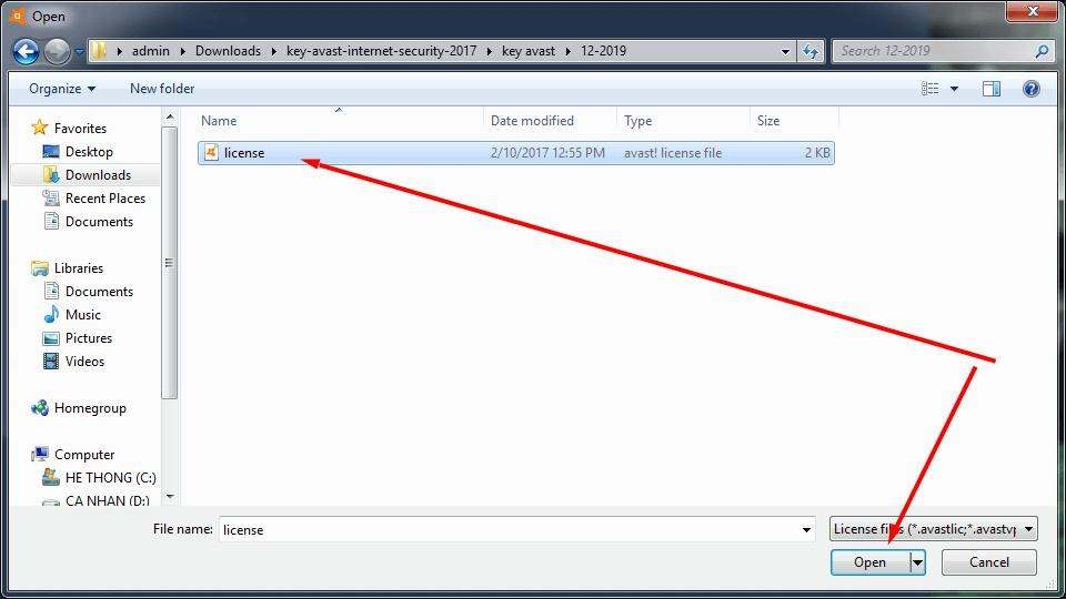 Tiếp tục với bước đăng nhập thông tin