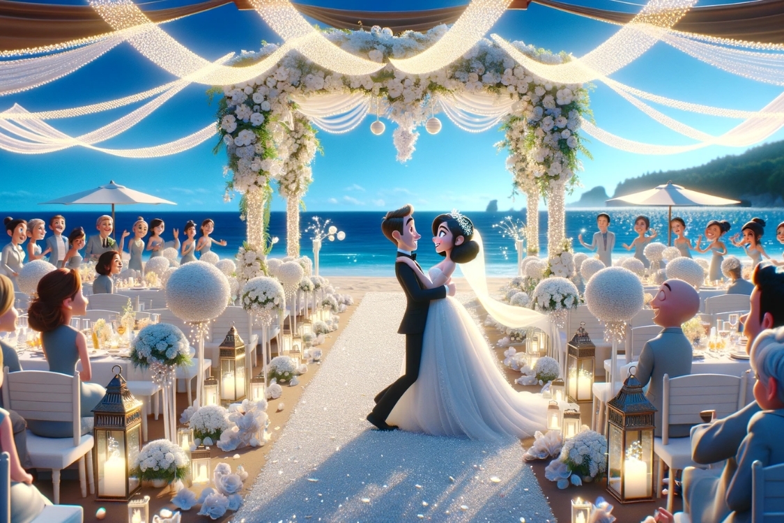 Status đăng ảnh cưới hài hước