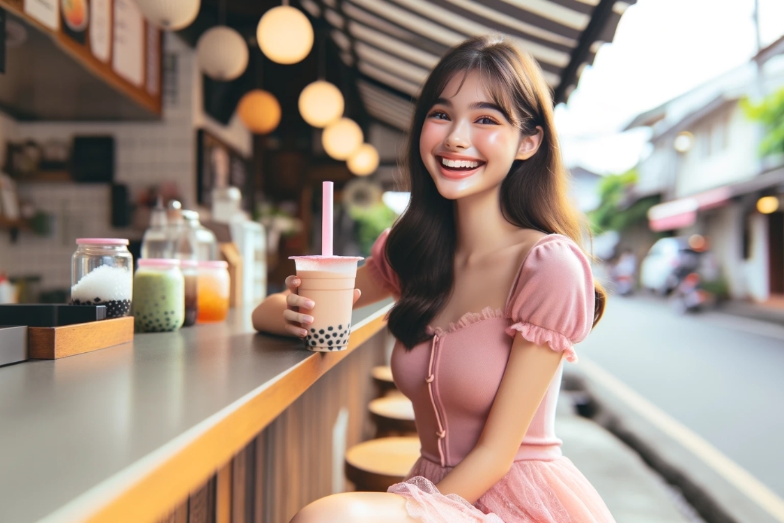 Stt trà sữa hài hước, stt nghiện trà sữa 2