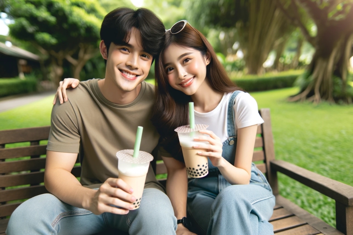 Caption trà sữa dễ thương, stt trà sữa