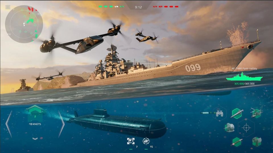 Game play của Modern Warship