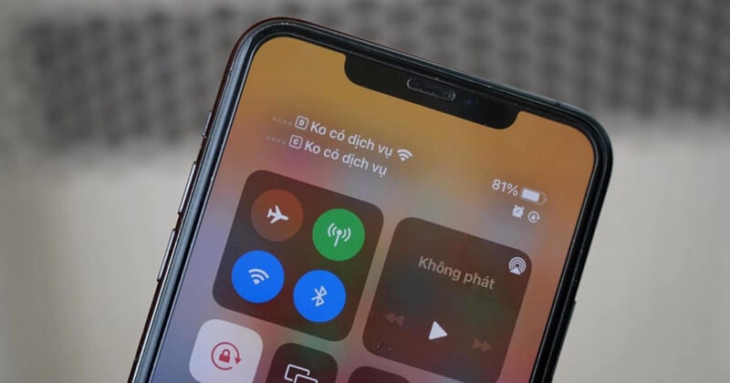 iPhone bị mất sóng 2
