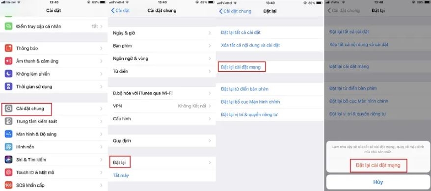 iPhone bị mất sóng 5