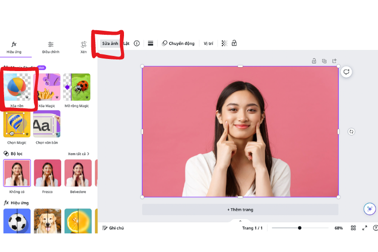 Tách nền trong Canva trên máy tính cực đơn giản với 3 bước