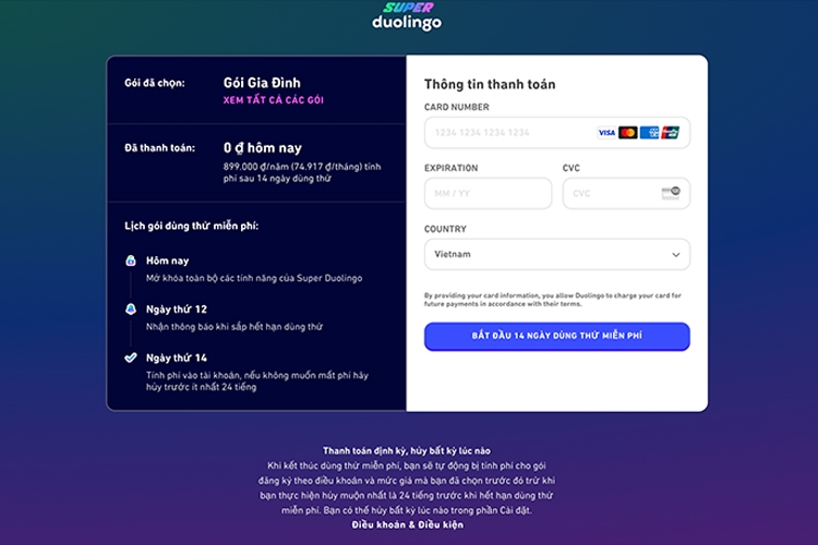 ​Cách đăng ký và nâng cấp tài khoản lên Duolingo Plus trên Smartphone và PC - Hình 12