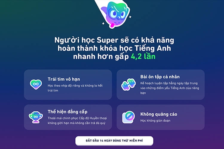 ​Cách đăng ký và nâng cấp tài khoản lên Duolingo Plus trên Smartphone và PC - Hình 9