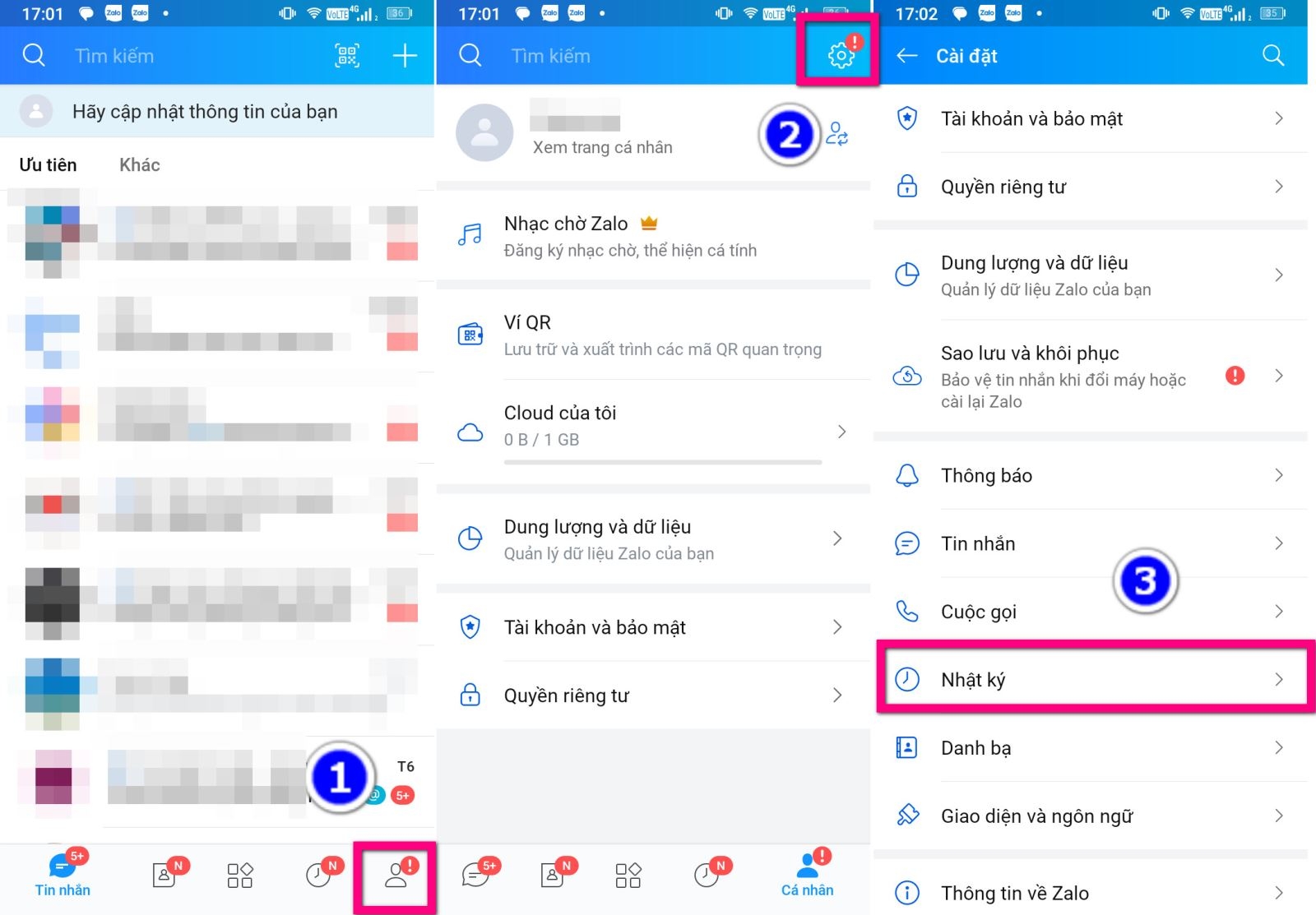 Cách chặn Zalo mà người khác không biết (1)