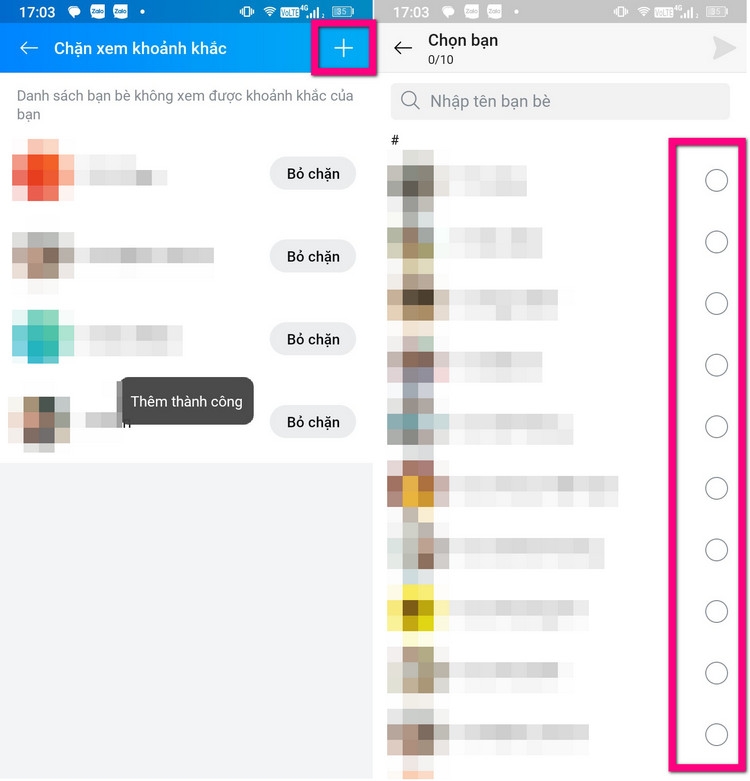 Cách chặn Zalo mà người khác không biết (5)