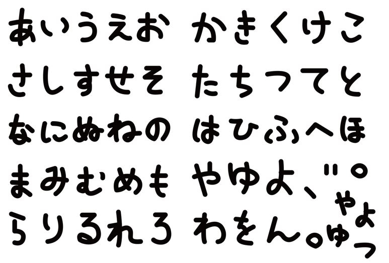 font tiếng Nhật 01