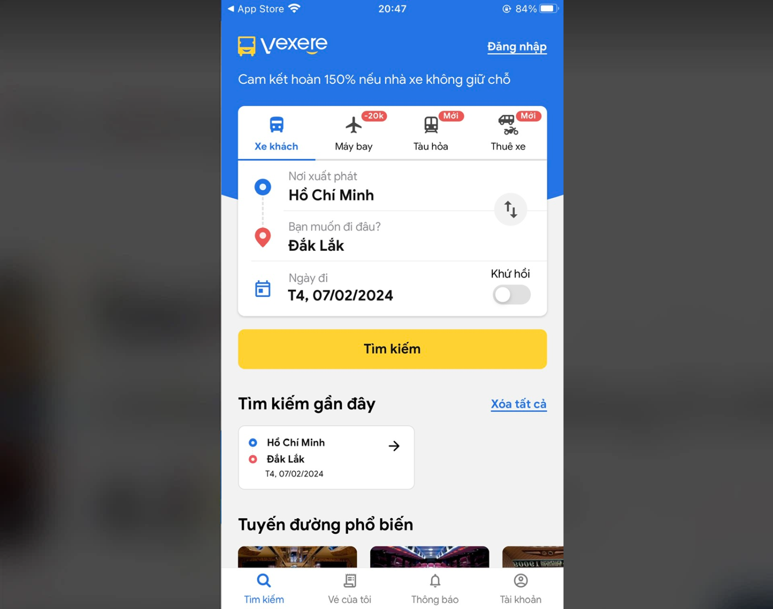 Hướng dẫn đặt vé xe khách online - Hình 1