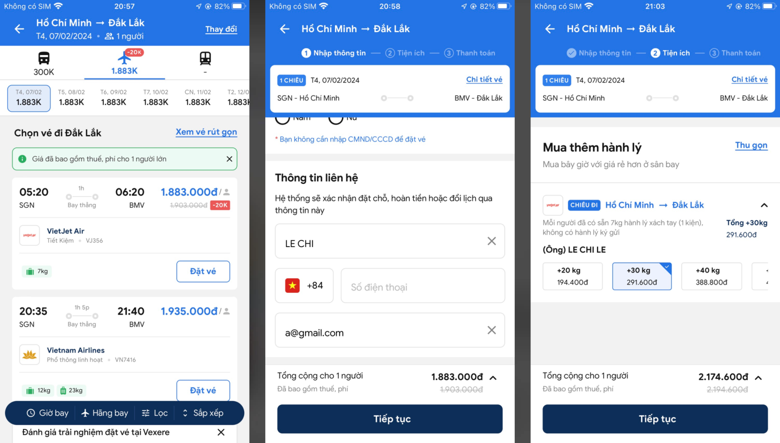 Hướng dẫn đặt vé máy bay online - Hình 2