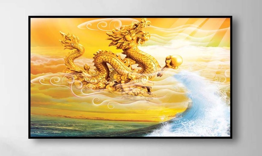 tranh rồng phong thủy