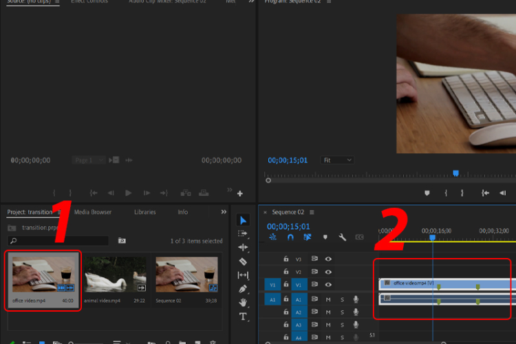 Cách thêm hiệu ứng chuyển cảnh trong Premiere đơn giản, dễ áp dụng trong quá trình dựng video