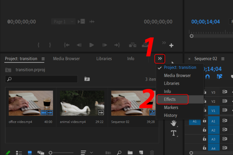 Cách thêm hiệu ứng chuyển cảnh trong Premiere đơn giản, dễ áp dụng trong quá trình dựng video hình 3