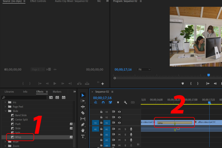 Cách thêm hiệu ứng chuyển cảnh trong Premiere đơn giản, dễ áp dụng trong quá trình dựng video hình 5