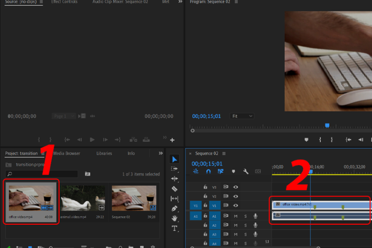 Cách thêm hiệu ứng chuyển cảnh trong Premiere đơn giản, dễ áp dụng trong quá trình dựng video hình 7