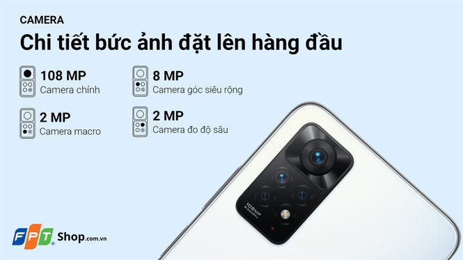 Camera ấn tượng của Xiaomi Redmi Note 11 Pro
