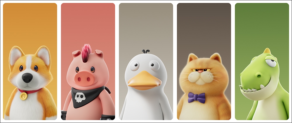 Nhân vật của game Party Animals