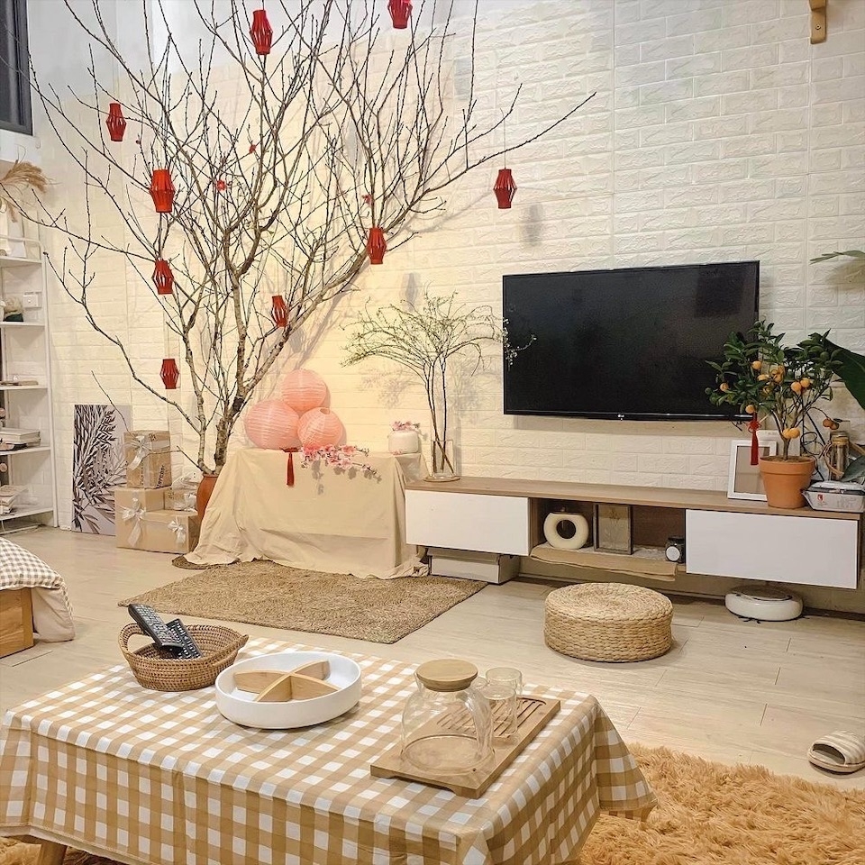 trang trí nhà đẹp đón tết 2024 - hình 1