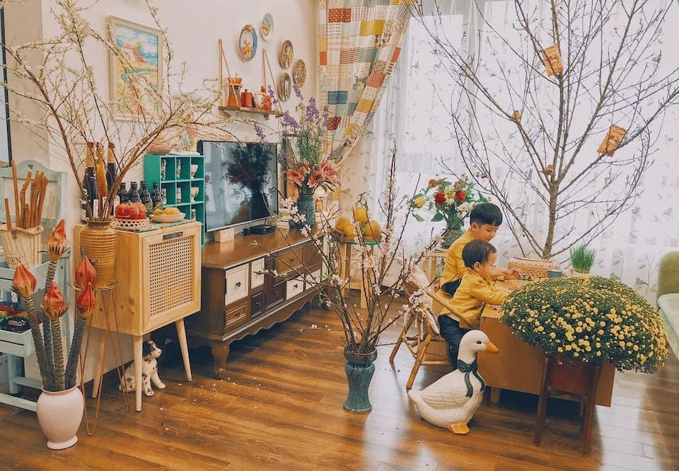 trang trí nhà đẹp đón tết 2024 - hình 2