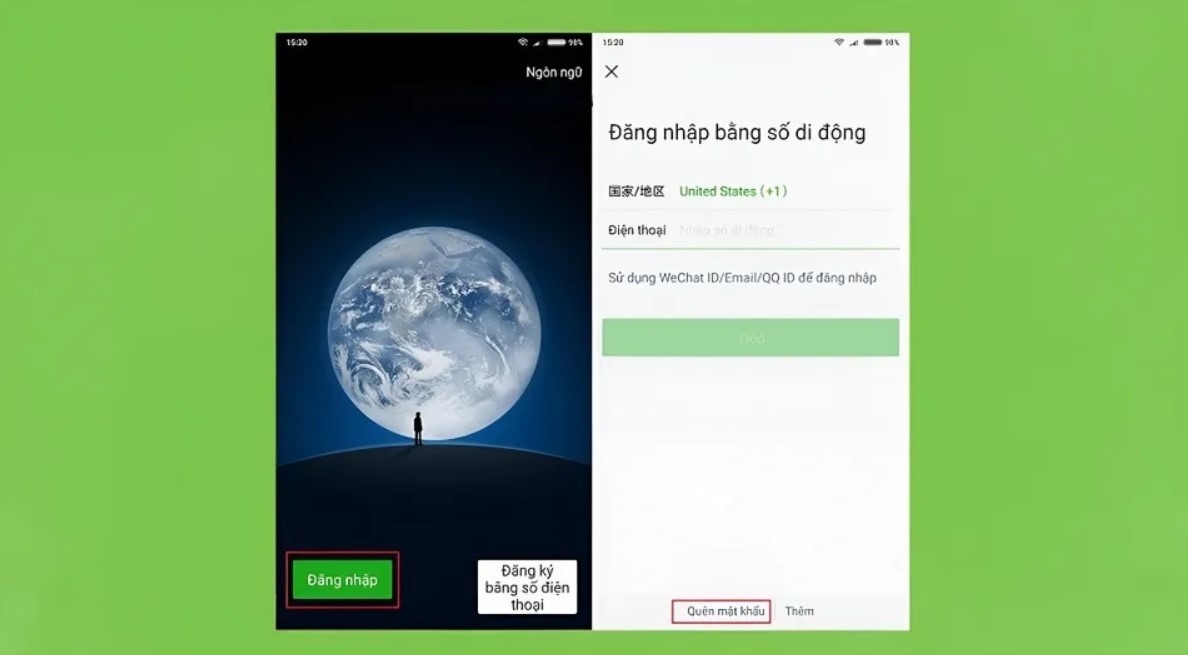 Cách lấy lại mật khẩu Wechat siêu nhanh, dễ dàng thao tác ngay trên điện thoại 6