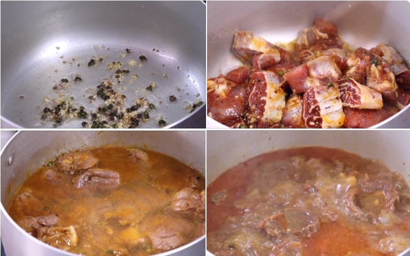 bò nấu tiêu xanh 6