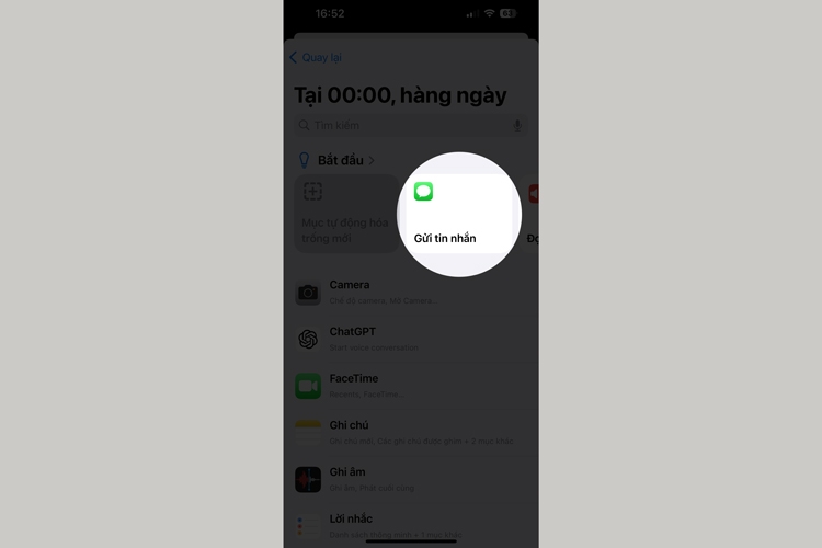 Cách hẹn giờ gửi tin nhắn chúc mừng Tết Dương Lịch trên điện thoại iPhone - 5