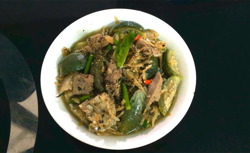Cà đắng nấu canh