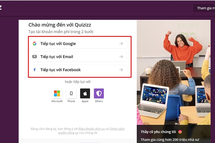 Cách tạo Quizizz (hình 4)