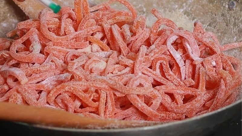 Cách làm mứt cà rốt 4