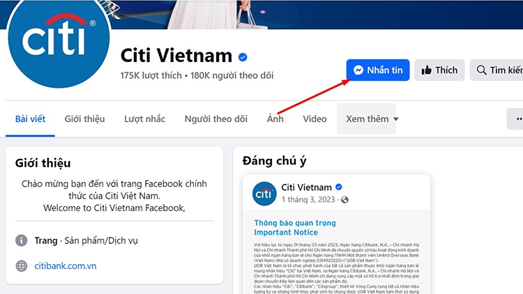 Tổng đài Citibank (hình 5)