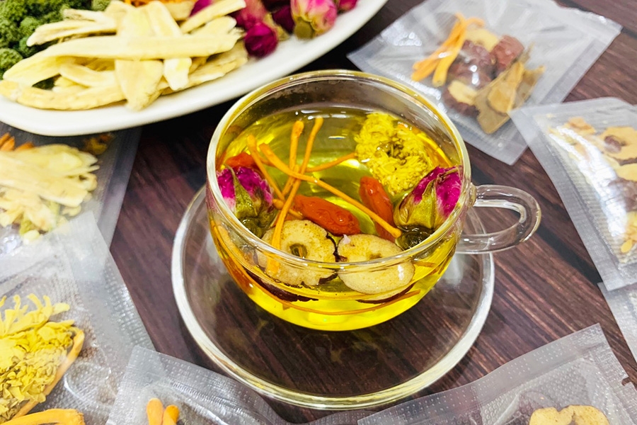 Trà táo đỏ kỳ tử 6