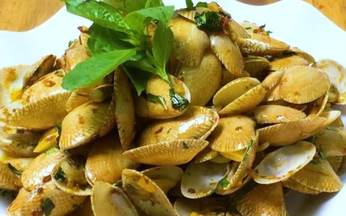 Thành phẩm sò lụa