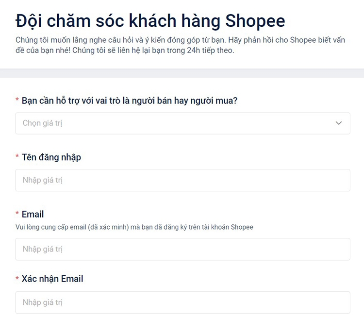 Tổng đài Shopee (Hình 14)