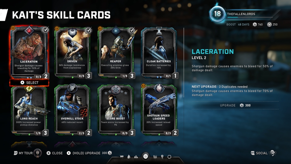 Thẻ kỹ năng của Kait