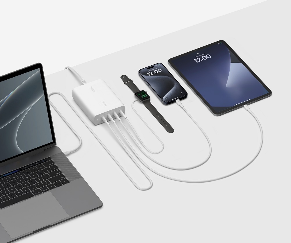 Sạc BoostCharge Pro 4 Cổng USB-C GaN 200W