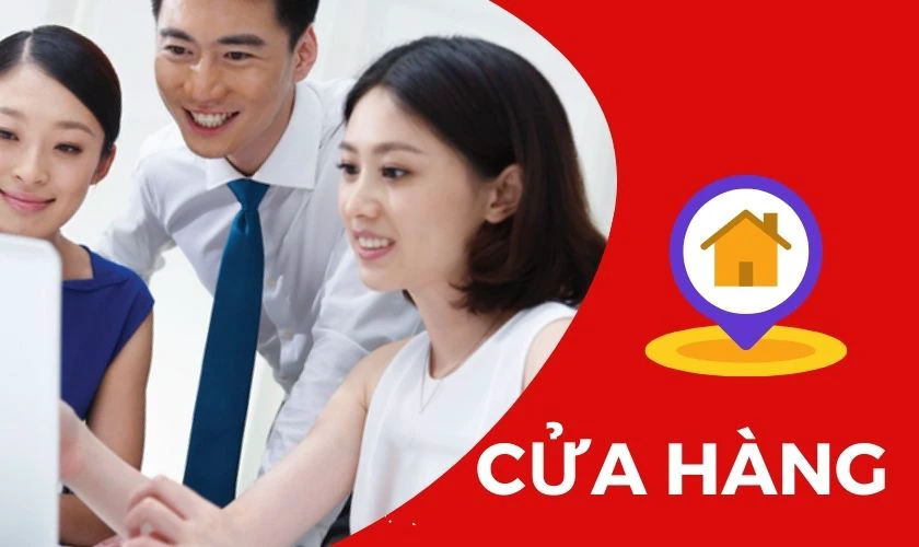 Chuyển đổi tại các cửa hàng giao dịch của nhà mạng