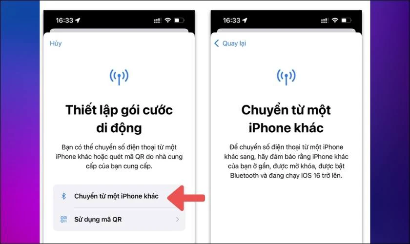 Chuyển eSIM thông qua Bluetooth trên iPhone - Hình 2